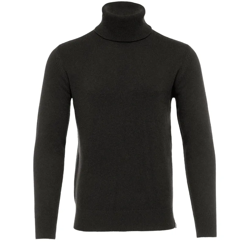 Holland Cooper Byron Roll Neck Knit Charcoal