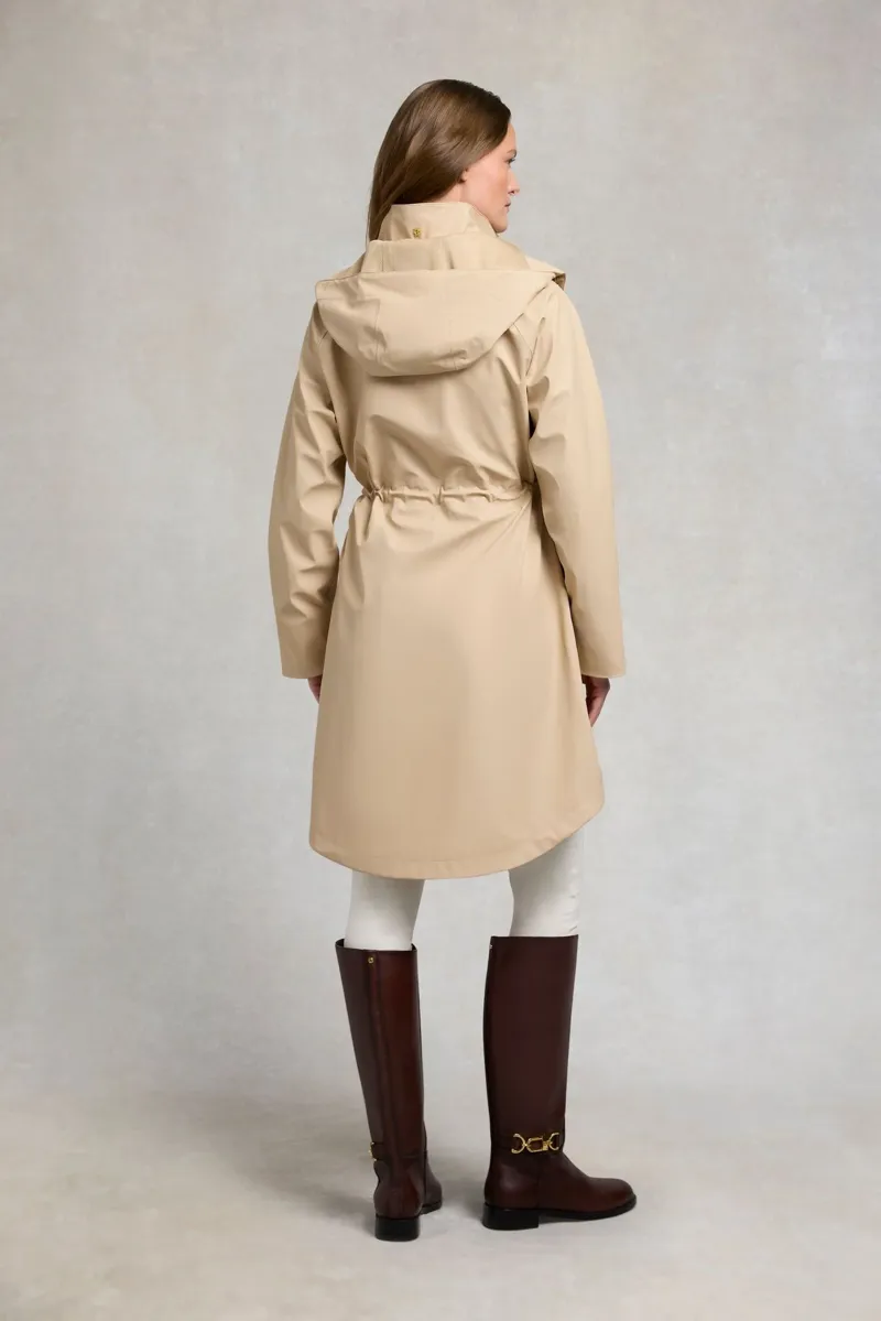 Holland Cooper Chartwell Rain Parka in Sand-5