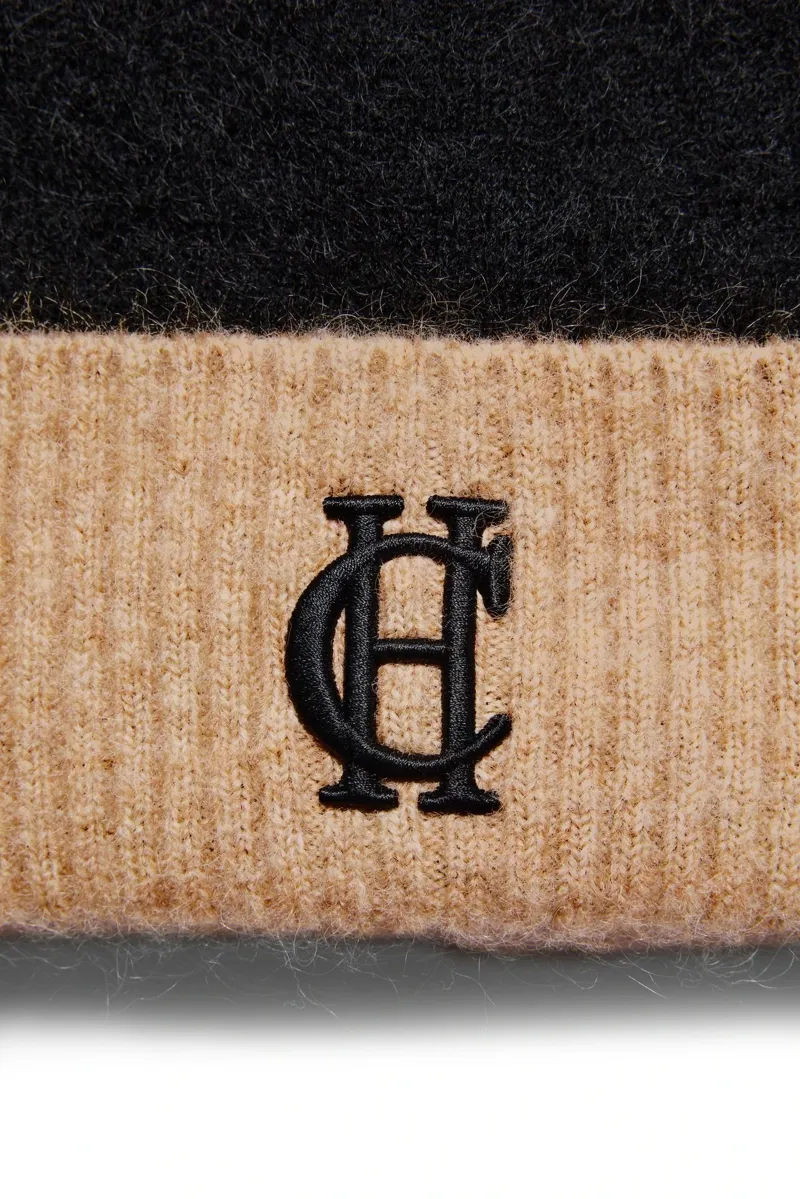 Holland Cooper Chelsea Bobble Hat in Black-1