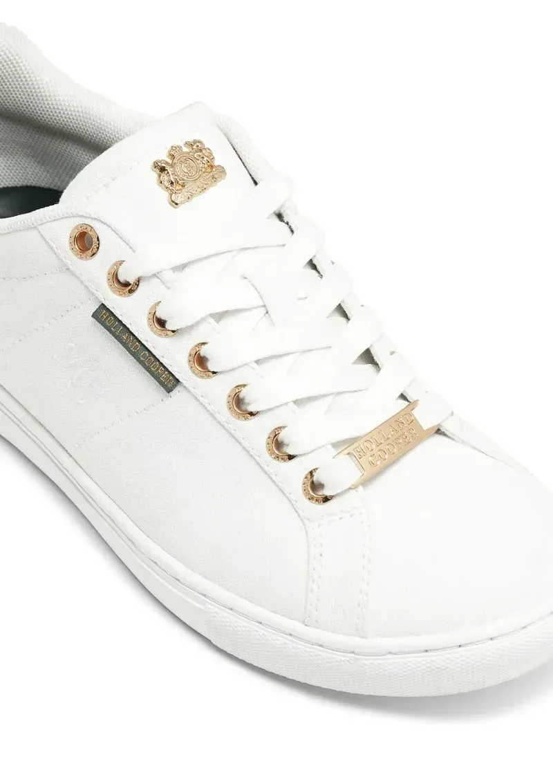 Holland Cooper Chelsea Court Trainer in White-3