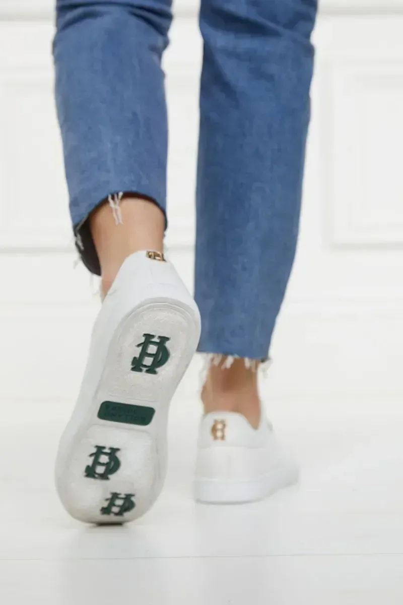 Holland Cooper Chelsea Court Trainer in White-5