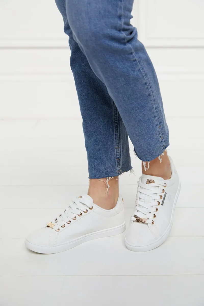Holland Cooper Chelsea Court Trainer in White-6