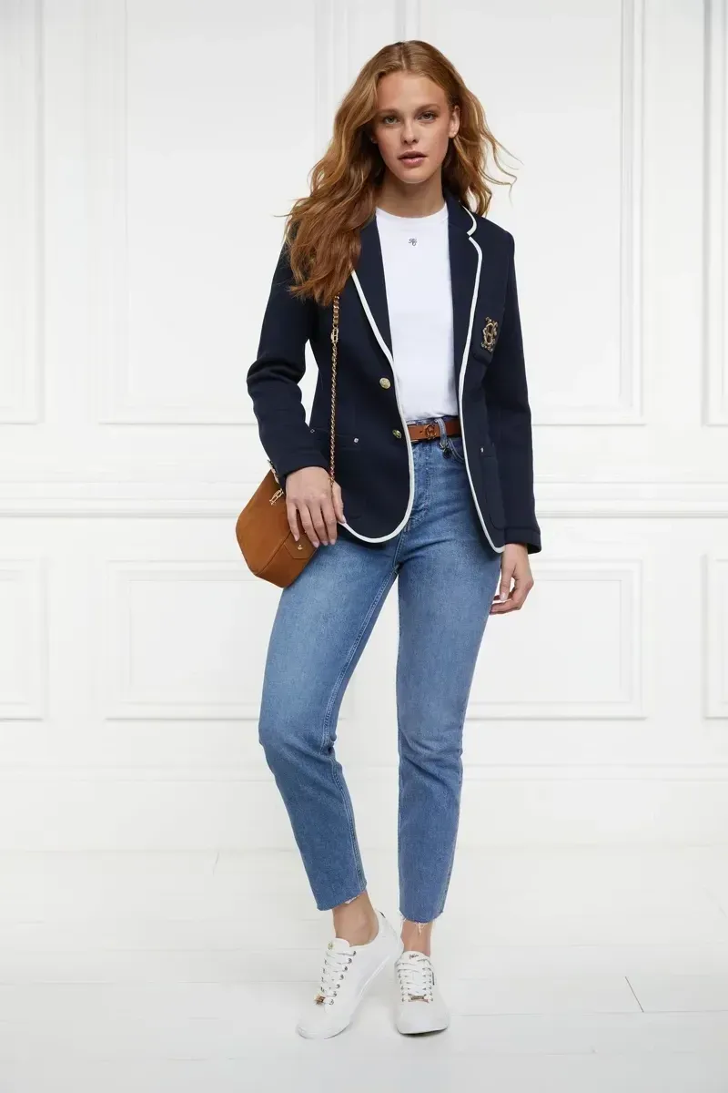 Holland Cooper Chelsea Court Trainer in White-7