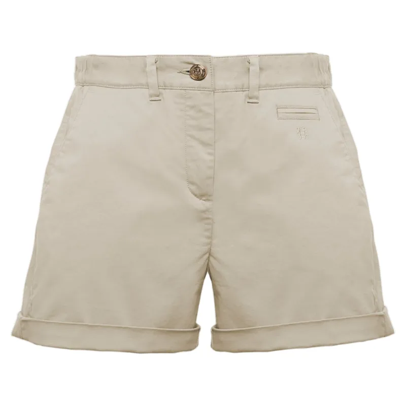 Holland Cooper Classic Chino Short in Light Stone