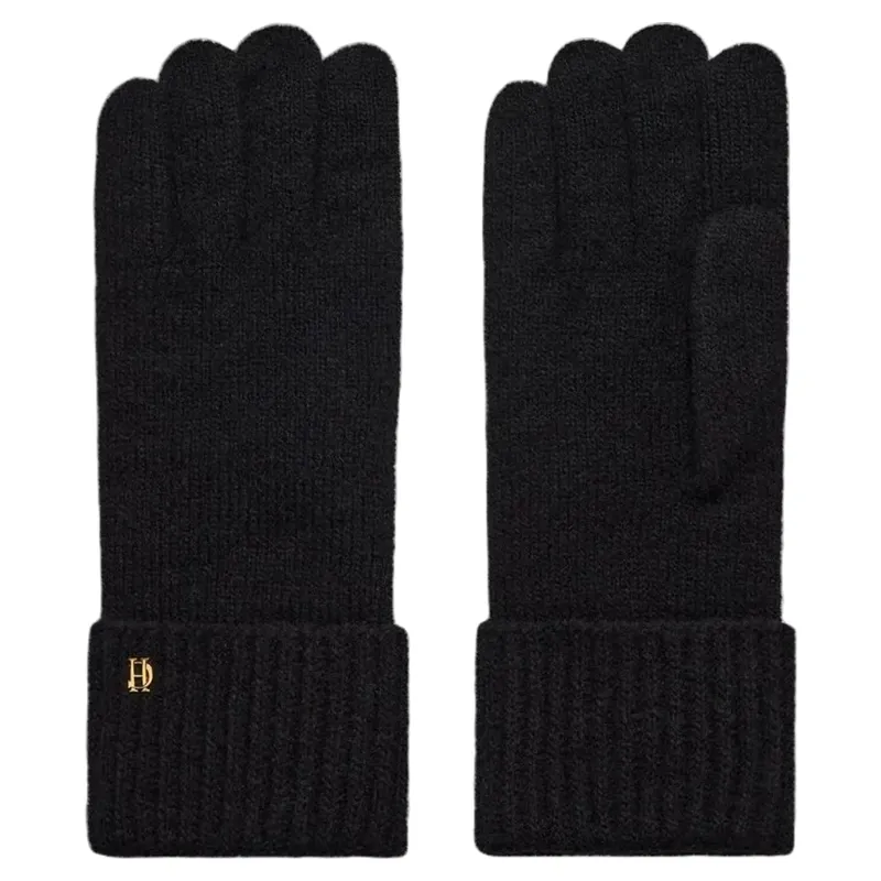 Holland Cooper Classic Logo Glove in Black