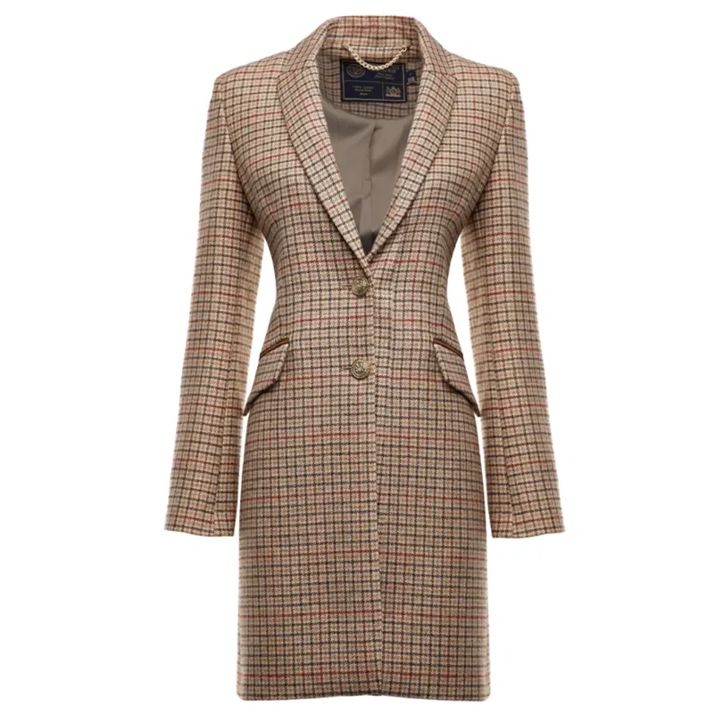 Holland Cooper Highgrove Coat Charlton Tweed