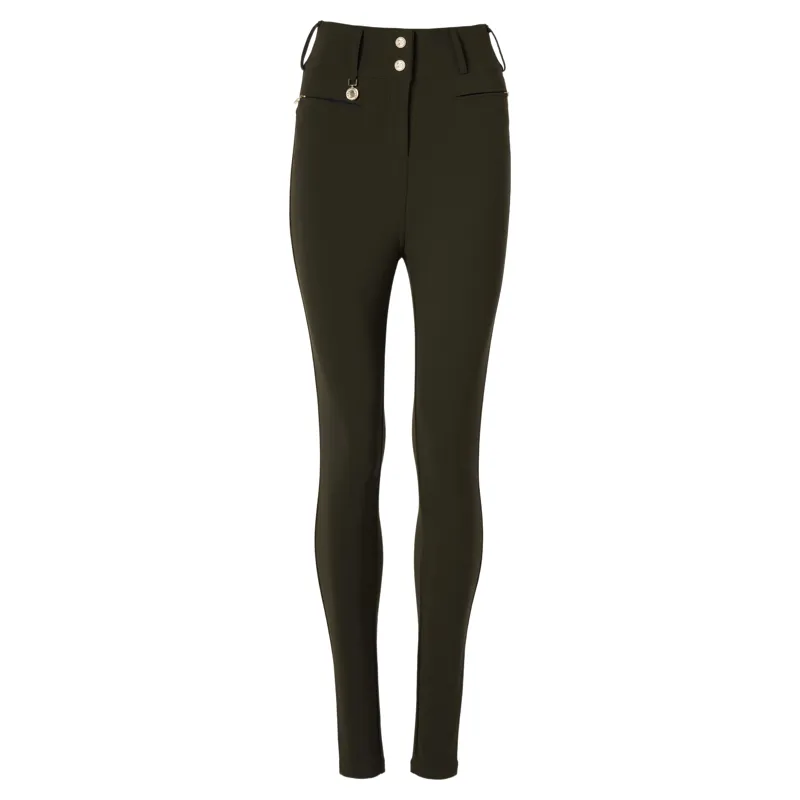 Holland Cooper Contour Trousers in Dark Olive