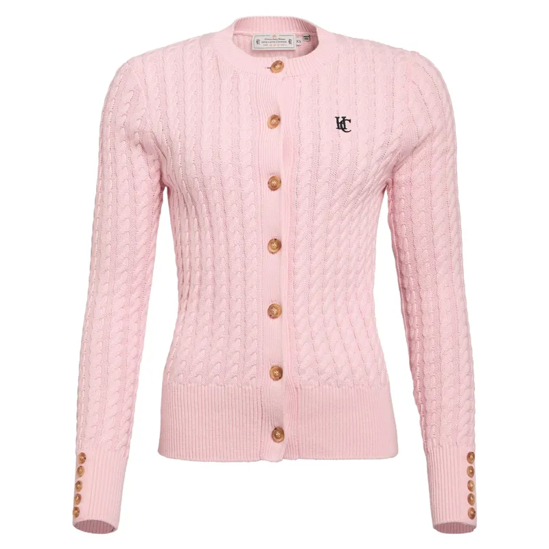 Holland Cooper Cotswold Cardigan in Soft Pink