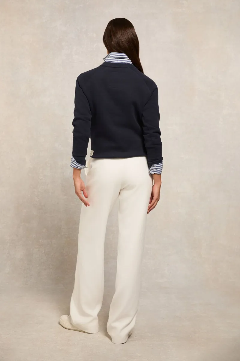 Holland Cooper Country Club Crew Sweat in Ink Navy-3