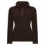 Holland Cooper Country Fleece Quarter Zip in Chocolate