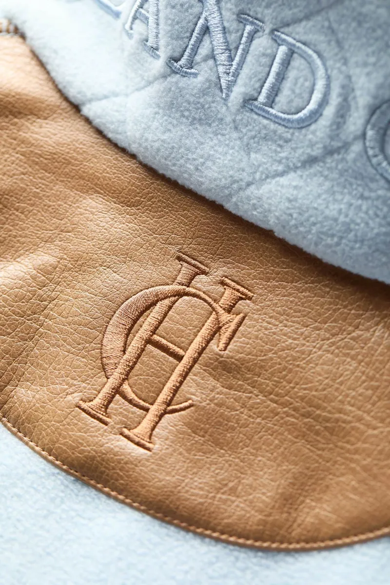 Holland Cooper Country Fleece Quarter Zip in Pale Blue-6