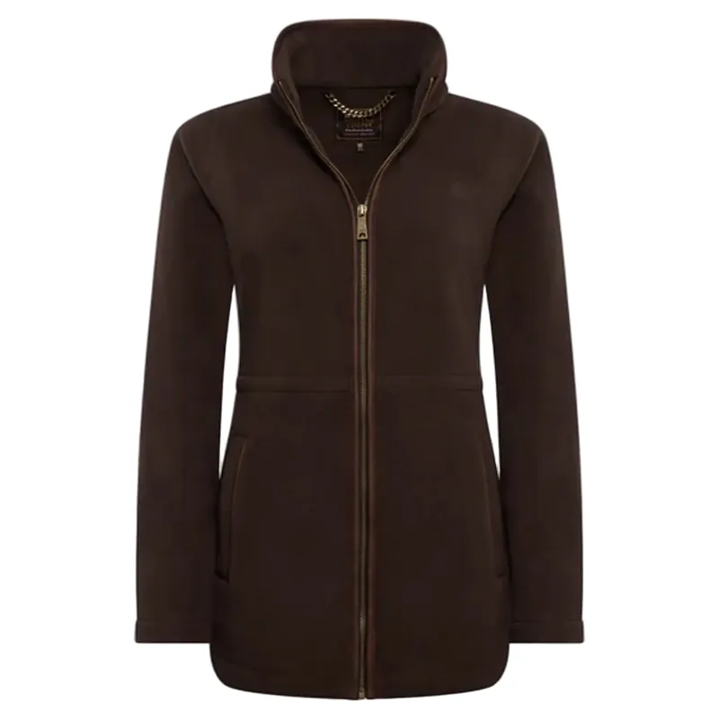 Holland Cooper Country Longline Fleece in Chocolate