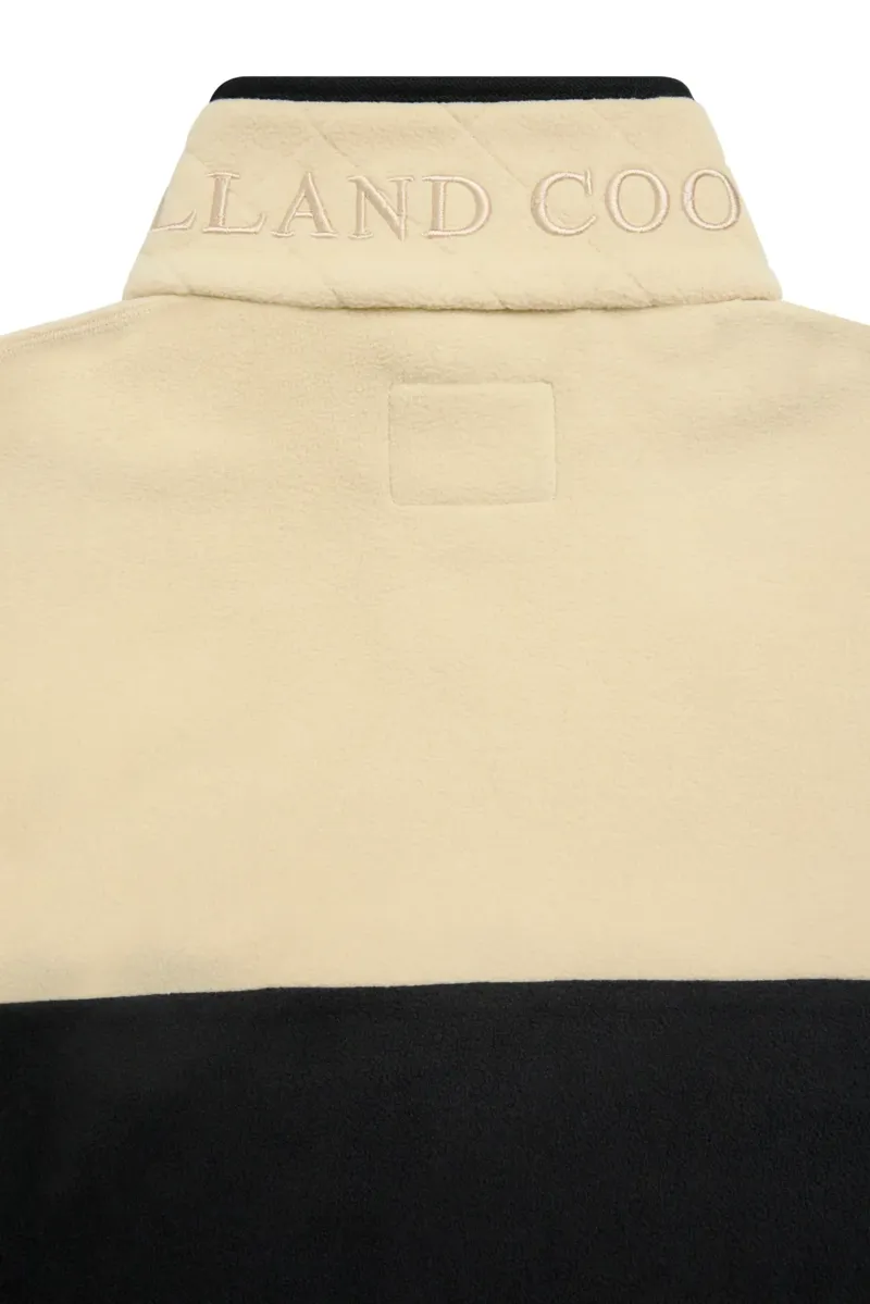 Holland Cooper Country Quarter Zip Jacket in Ecru Navy-8