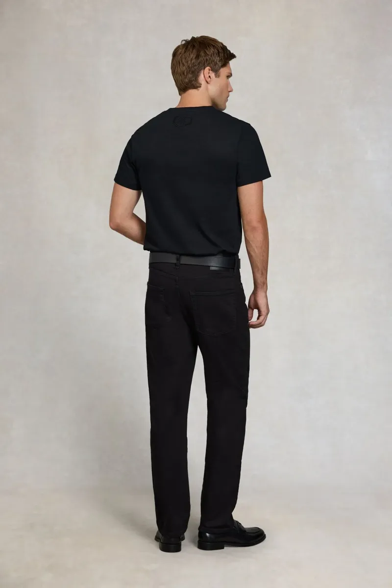 Holland Cooper Crew Neck Men's T-Shirt in Black-3