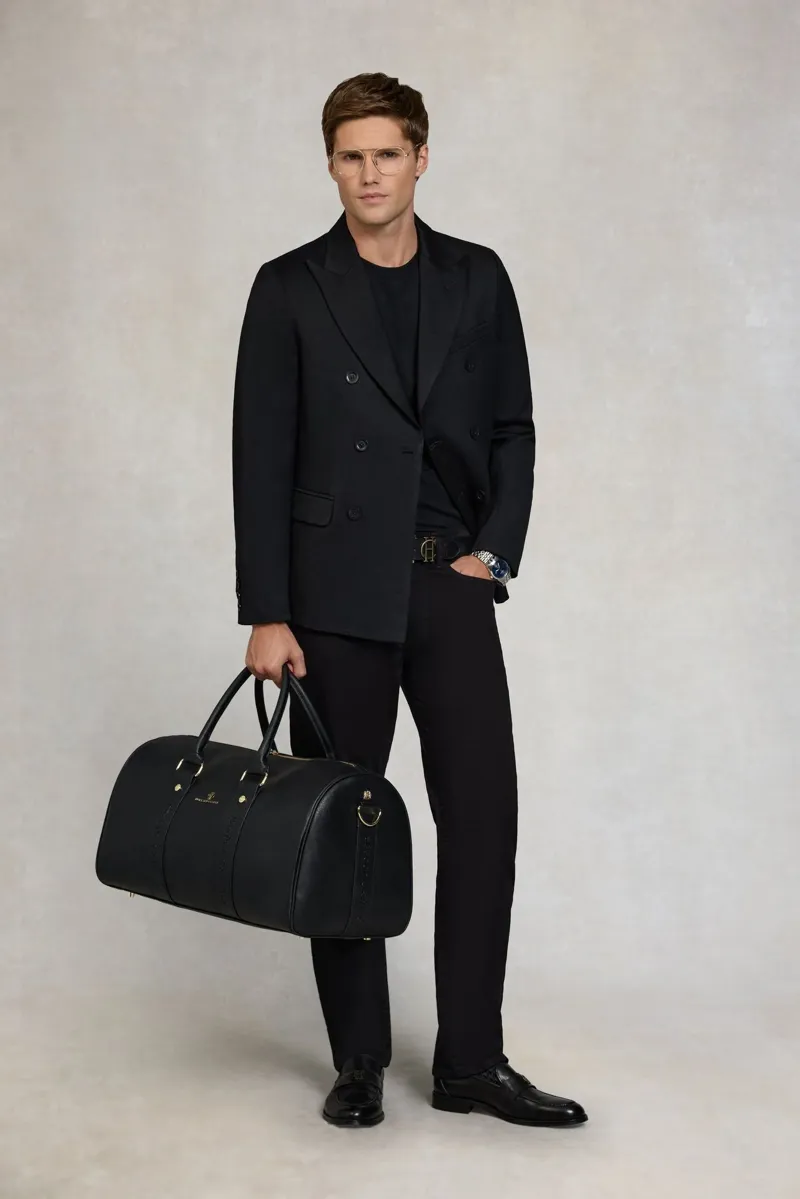 Holland Cooper Crew Neck Men's T-Shirt in Black-5