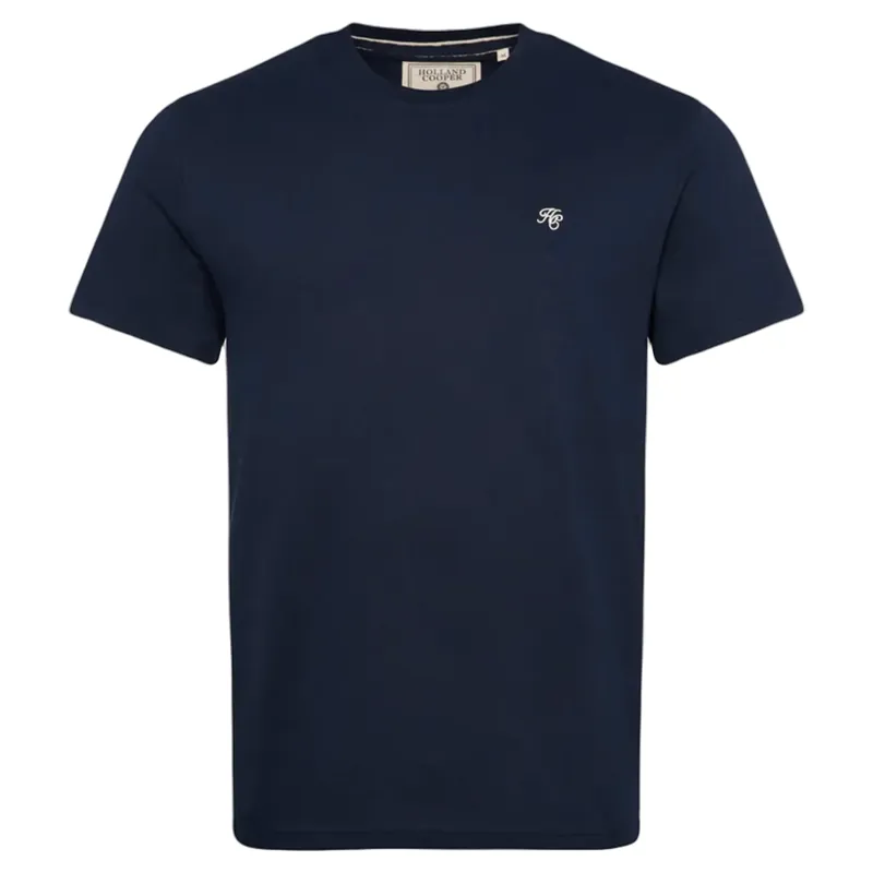 Holland Cooper Crew Neck Men's T-Shirt in Ink Navy