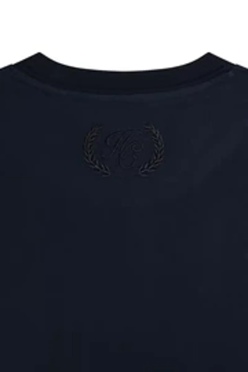 Holland Cooper Crew Neck Men's T-Shirt in Ink Navy-4
