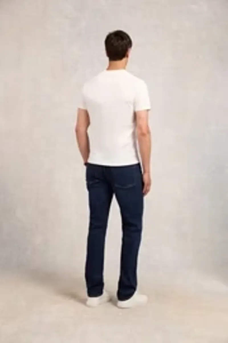 Holland Cooper Crew Neck Men's T-Shirt in White-2