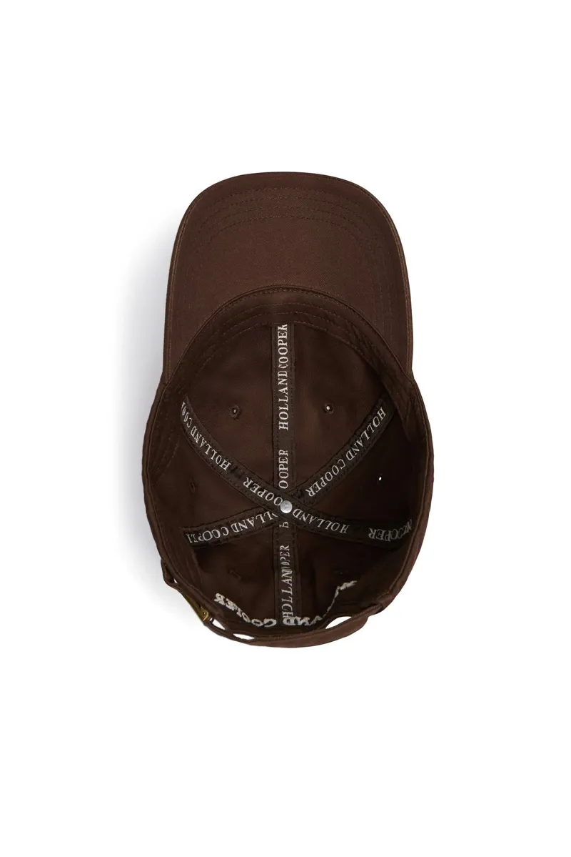 Holland Cooper Equine Club Cap in Chocolate-4