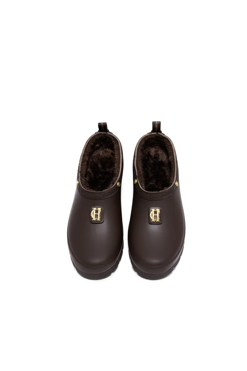 Holland Cooper Gardening Loafer in Chocolate Matte Gold
