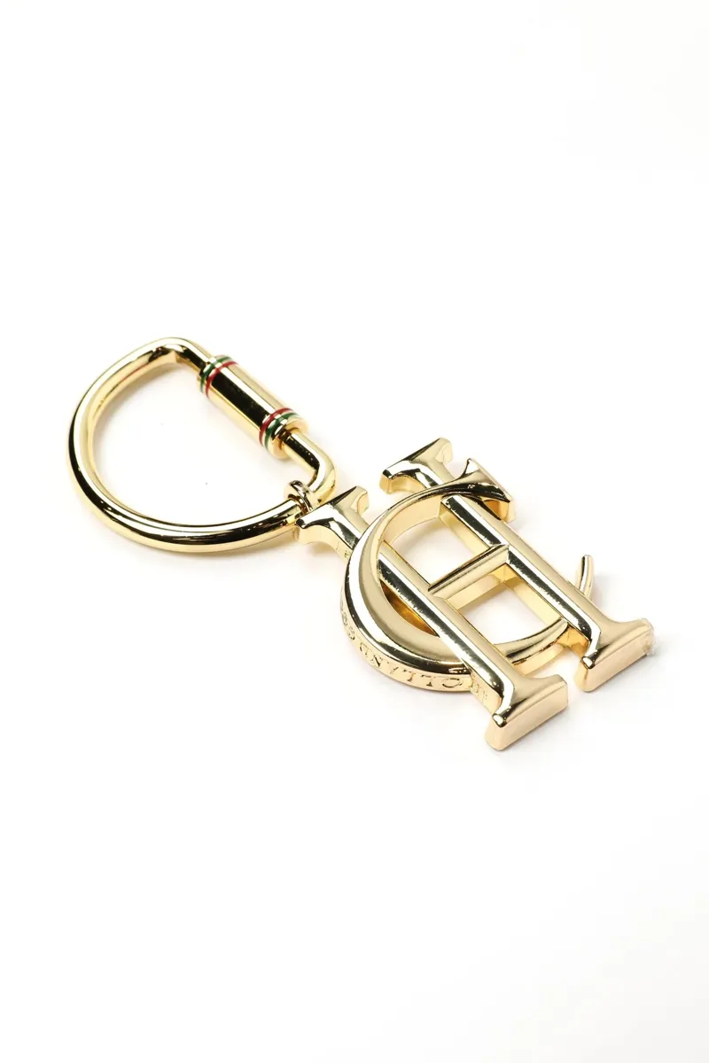 Holland Cooper HC Key Ring in Gold-1