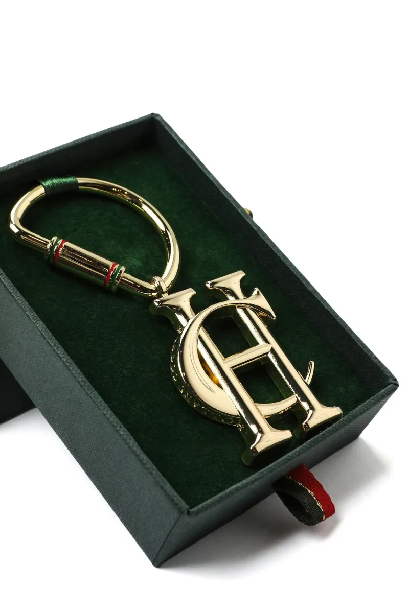 Holland Cooper HC Key Ring in Gold-3