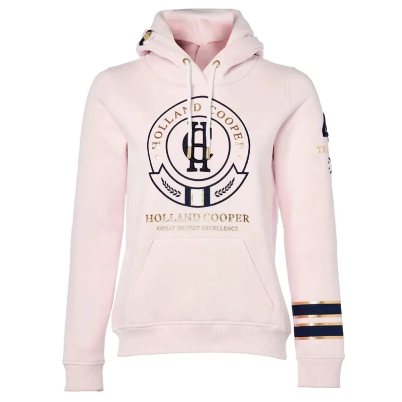 Holland Cooper Heritage Hoodie Blush Marl