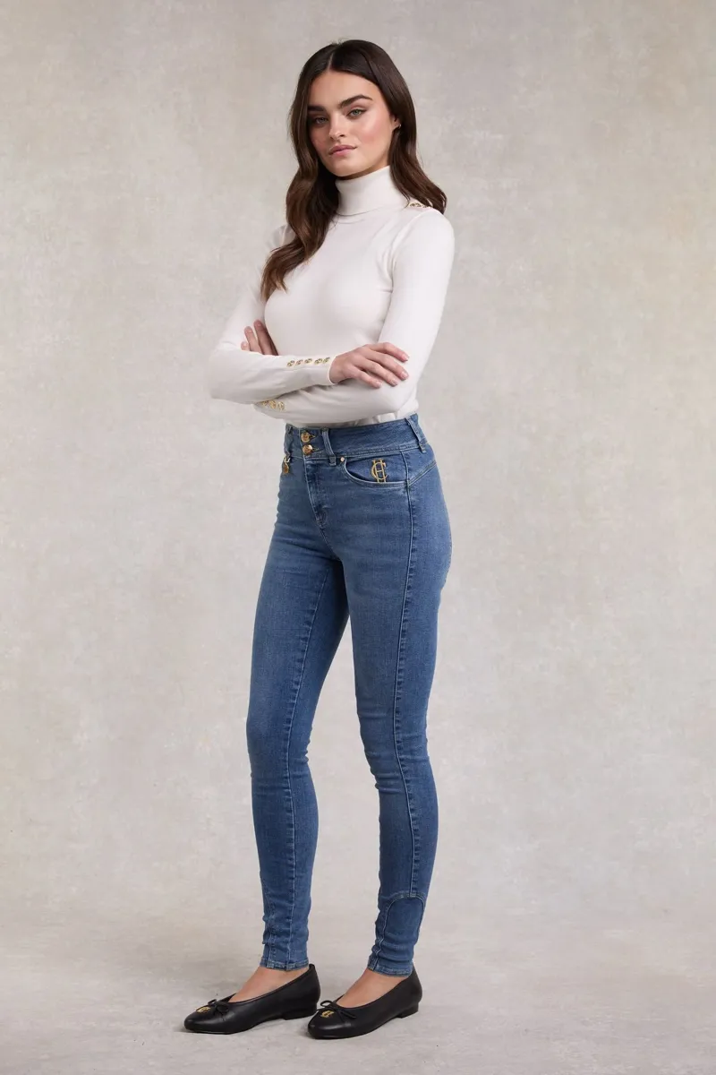 Holland Cooper Jodhpur Jean in Denim-6