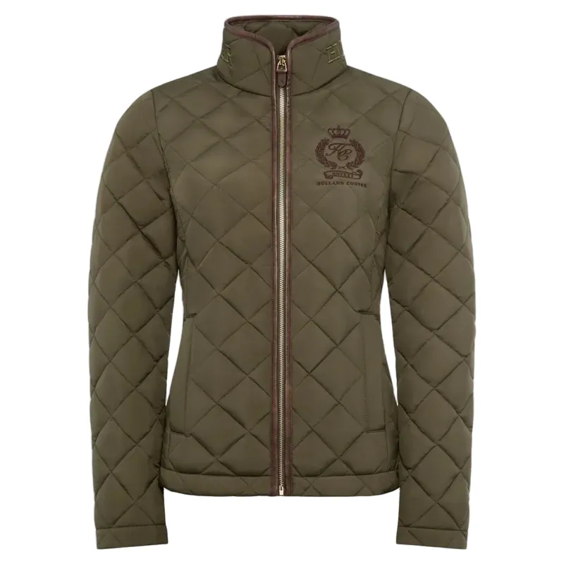 Holland Cooper Lightweight Country Jacket in Khaki Green