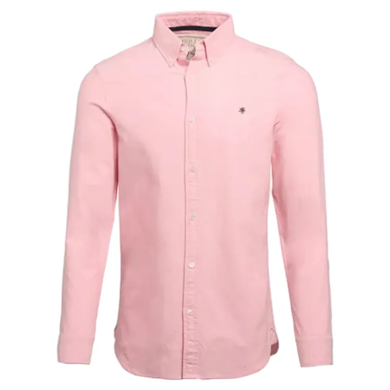 Holland Cooper Men's Classic Oxford Shirt in Soft Pink