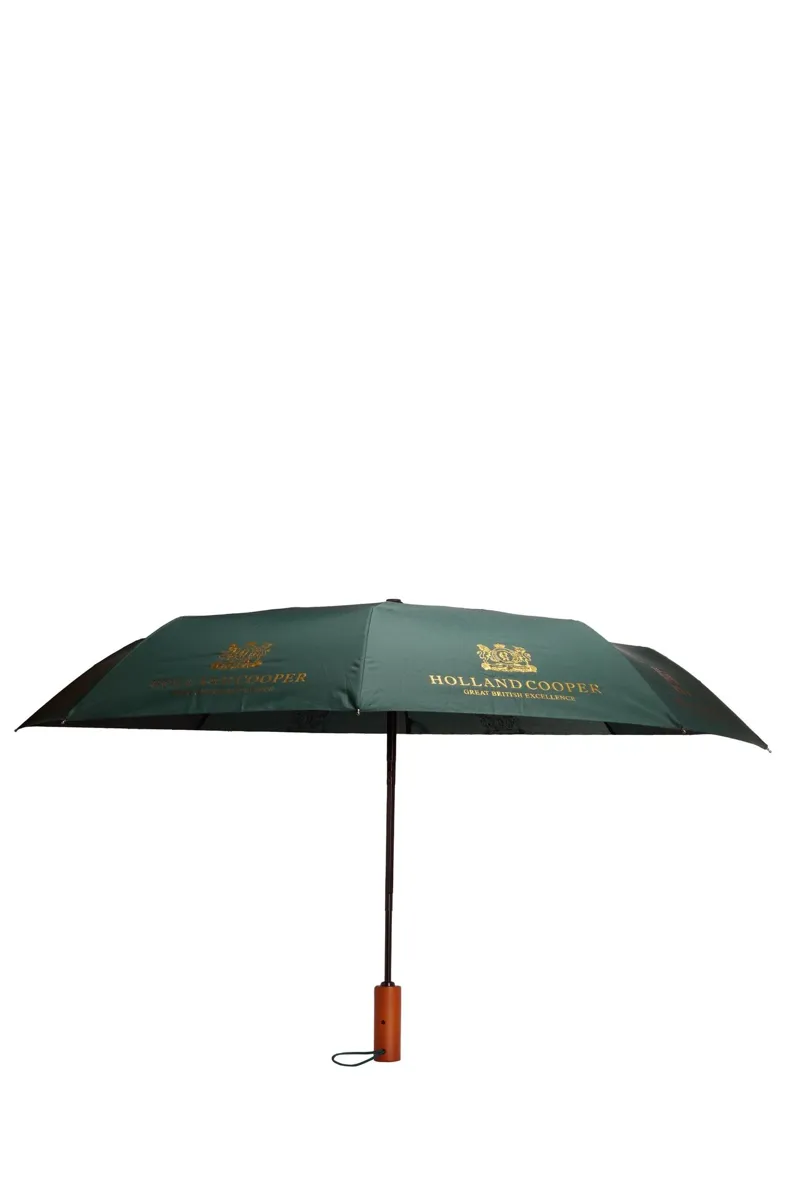 Holland Cooper Mini HC Umbrella in Green-2