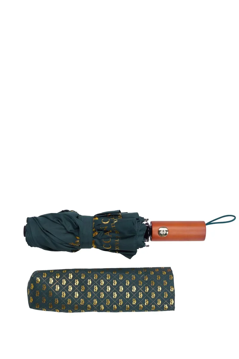 Holland Cooper Mini HC Umbrella in Green-4