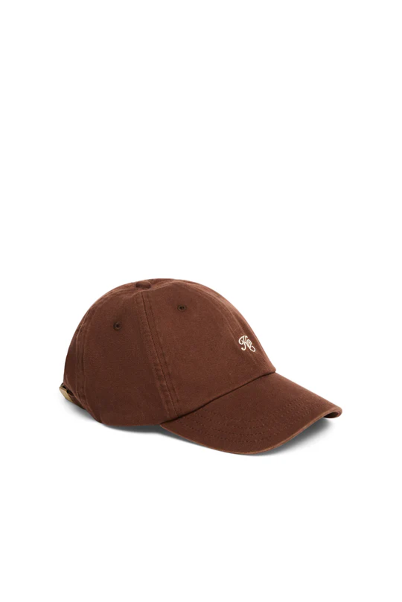 Holland Cooper Monogram Cap in Chestnut/Ecru-1