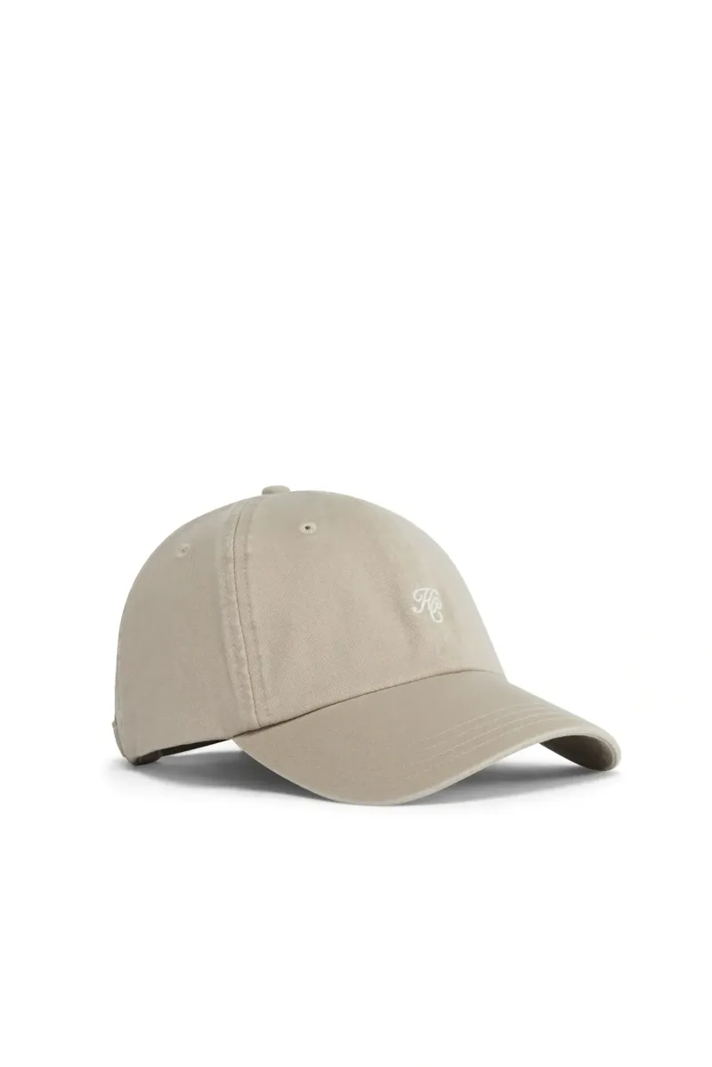 Holland Cooper Monogram Cap in Taupe/Ecru-1