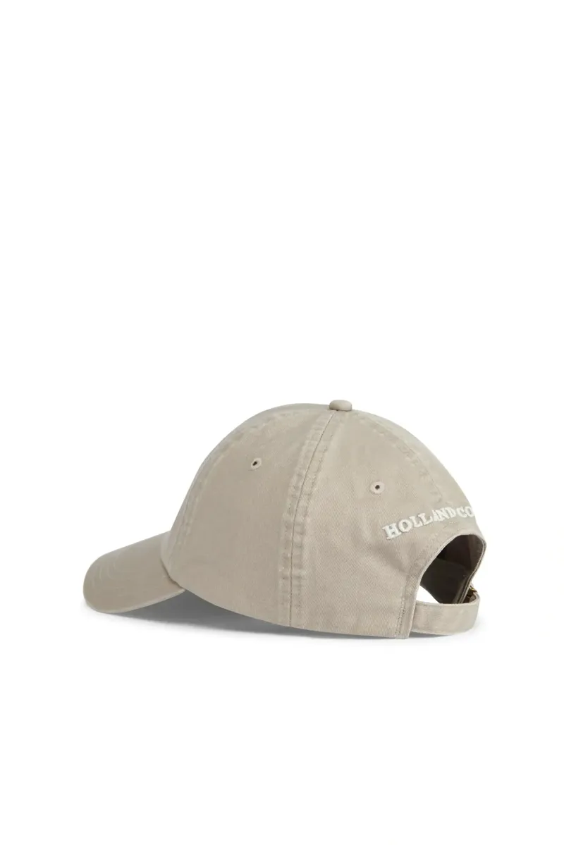 Holland Cooper Monogram Cap in Taupe/Ecru-3