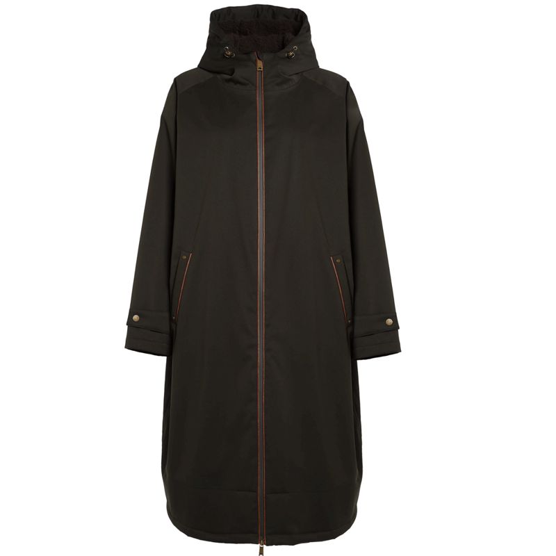 Holland Cooper One-Size Waterproof Coat Khaki-1