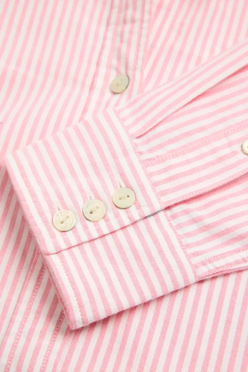 Holland Cooper Oxford Shirt City Pink Stripe-6
