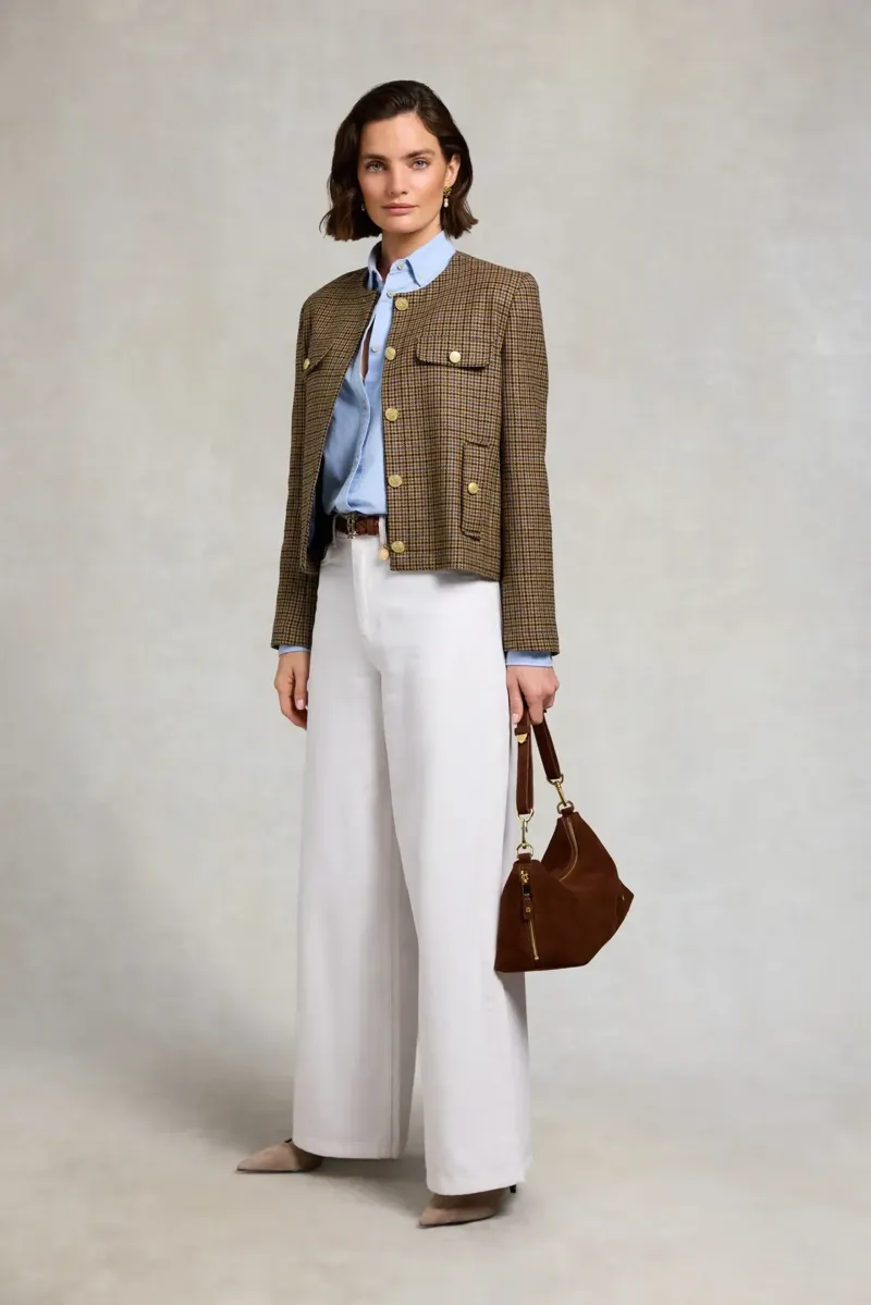 Holland Cooper Oxford Shirt in Sky Blue-6