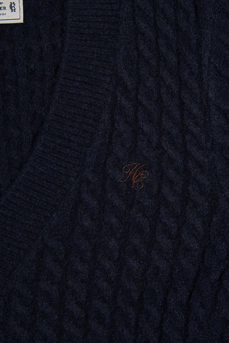 Holland Cooper Polly Knit Jumper in Ink Navy-5