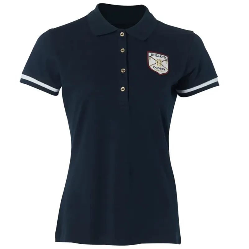 Holland Cooper Classic Polo Shirt Ink Navy