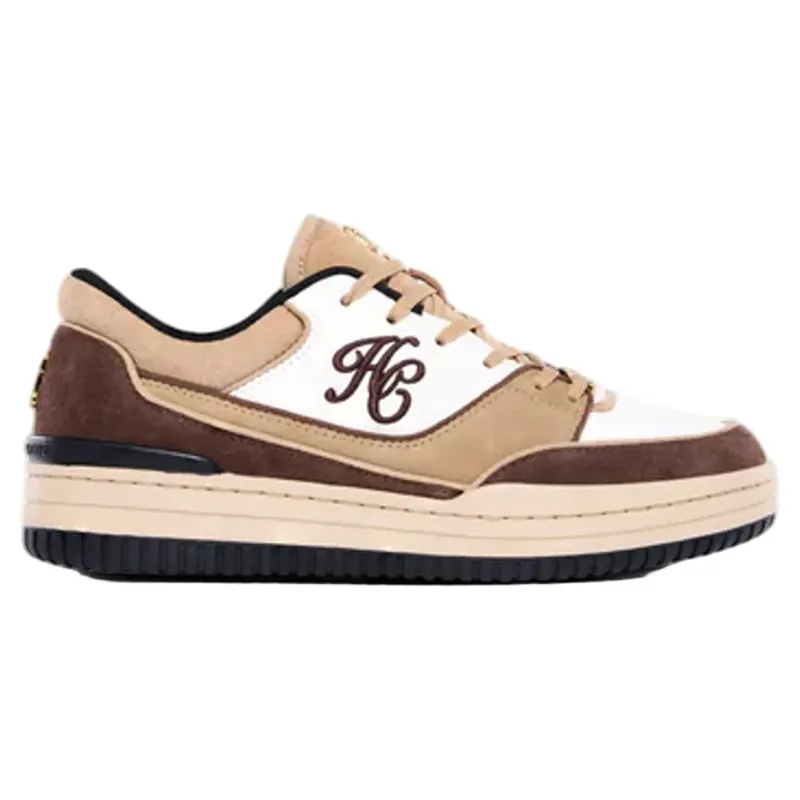 Holland Cooper Retro Trainer Taupe Tan Nude