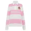 Holland Cooper Rugby Shirt in Pink Ecru
