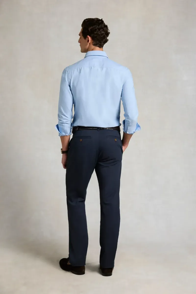 Holland Cooper Slim Chino Men's in Ink Navy-4