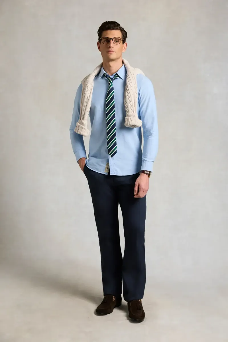 Holland Cooper Slim Chino Men's in Ink Navy-5