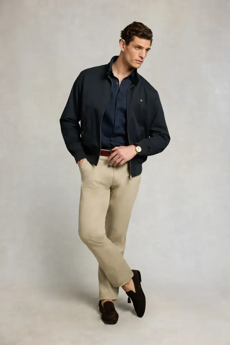 Holland Cooper Slim Chino Men's in Light Stone-5