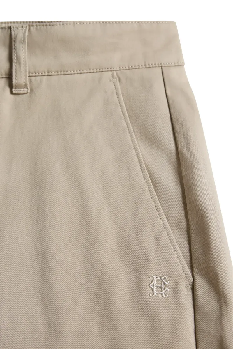 Holland Cooper Slim Chino Men's in Light Stone-7