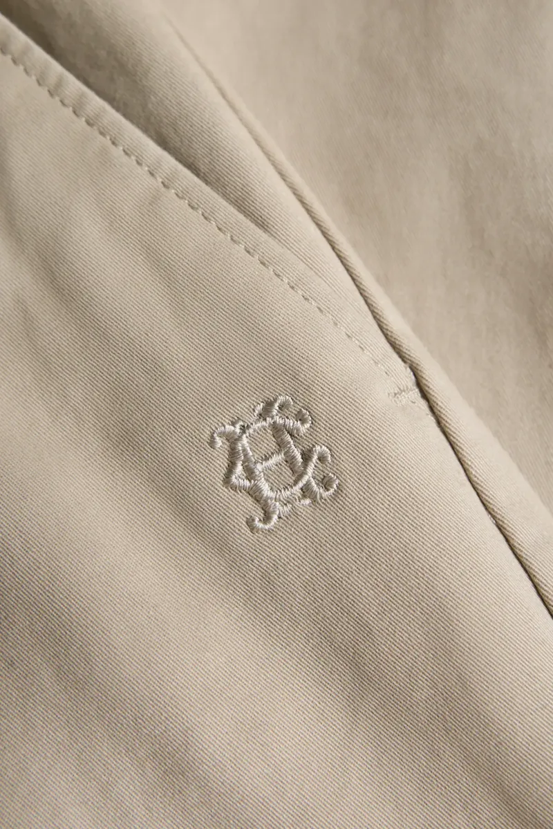 Holland Cooper Slim Chino Men's in Light Stone-9