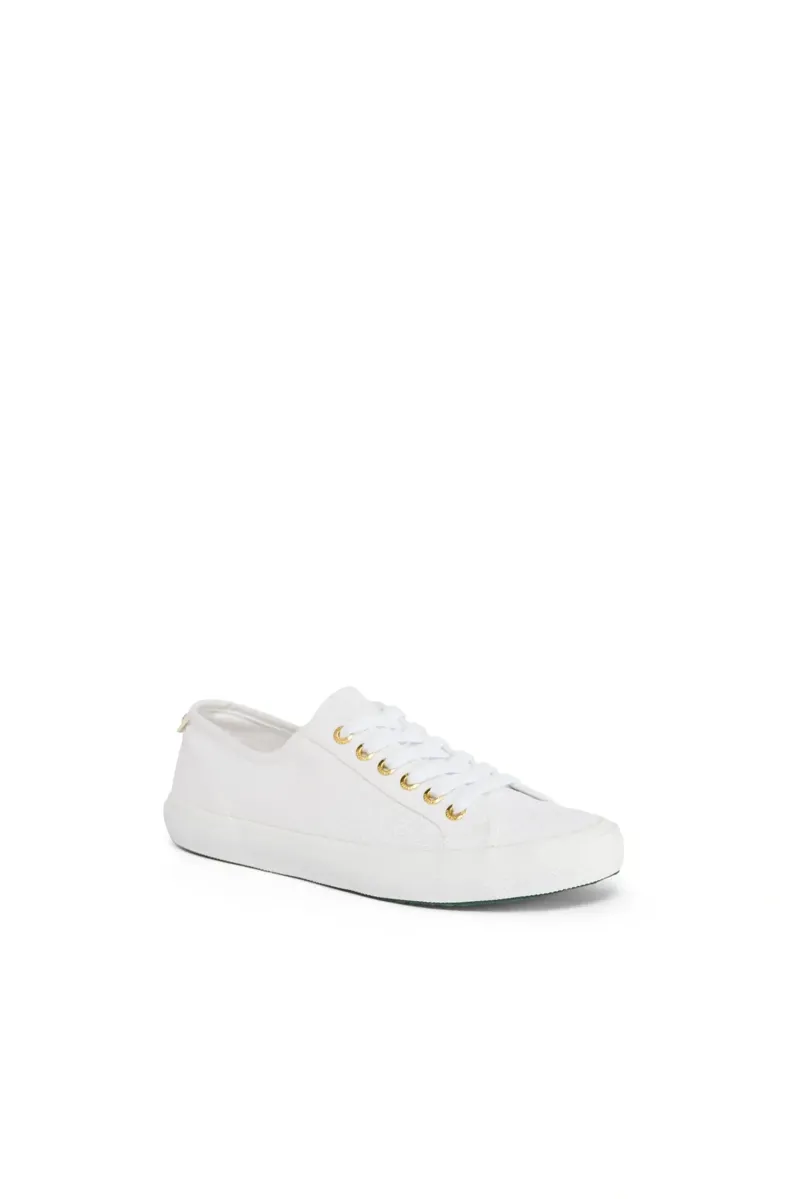 Holland Cooper Sloane Trainer in White-1