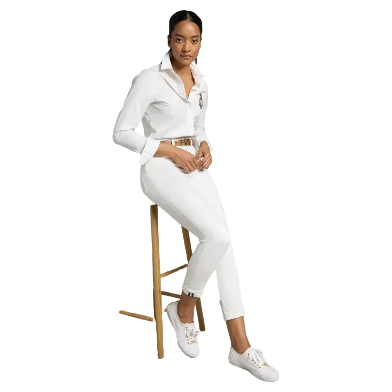 Holland Cooper Sloane Trainers in White-6