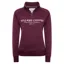 Holland Cooper Sporting Goods Zip Henley Sweatshirt in Mulberry